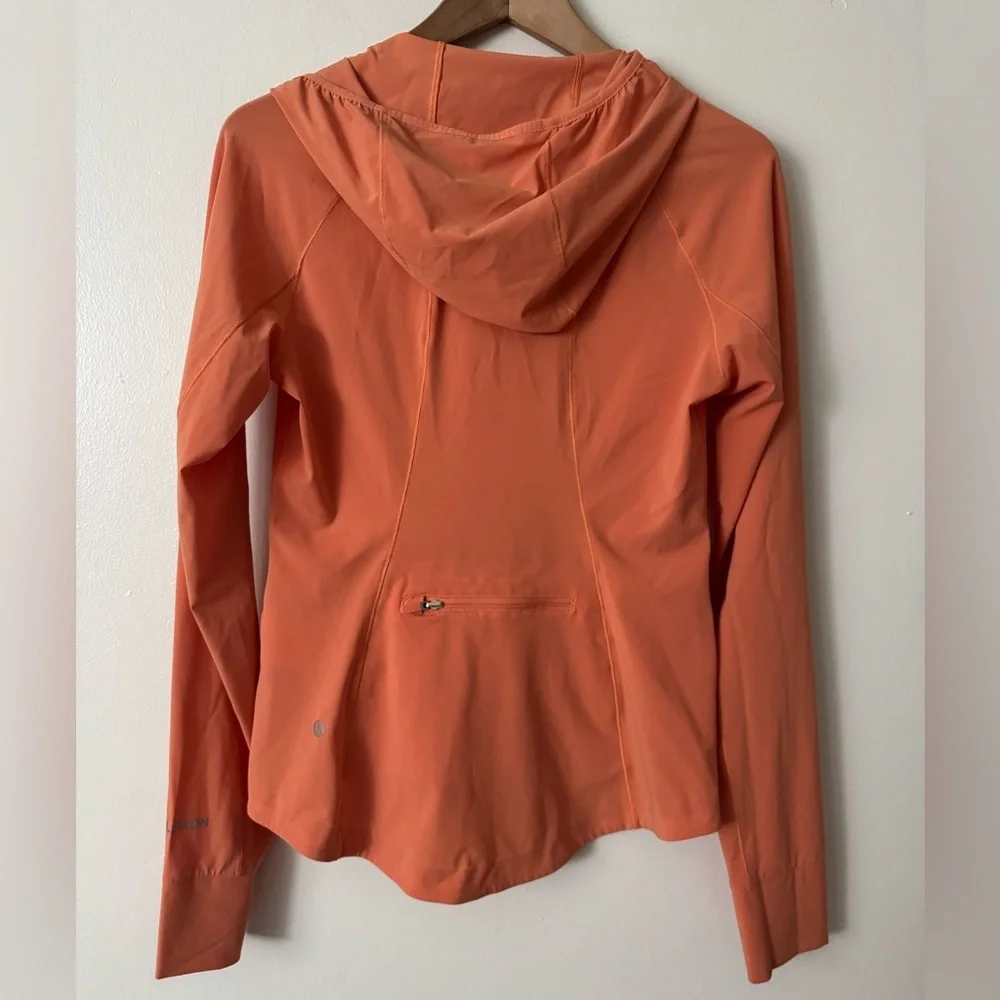 lululemon athletica Peach Zip-Up Hooded Jacket